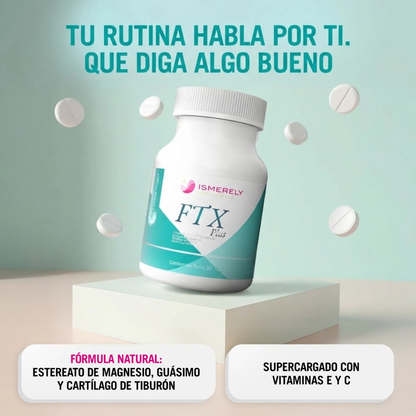 Ismerely Ftx Plus | Suplemento de Colageno y Vitaminas | Con Vitamina E | 30 Tabletas